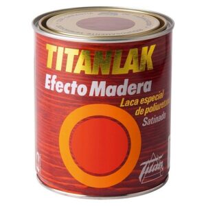 TITANLAK EFECTO MADERA CAOBA 375ML.