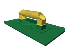 TALOCHA PLAST. RECT. 360X190 B/LISA