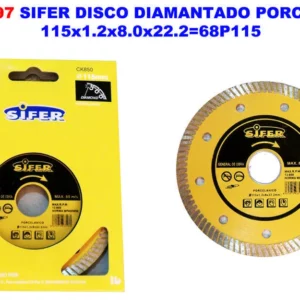 DISCO 115MM DIAM PORCEL CONTINUO SIFER