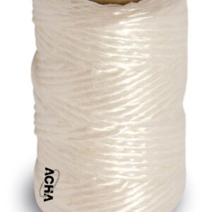 CUERDA RAFIA 1 CABO 750 GRS 450MTS BLANCO