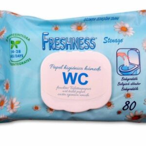 TOALLITAS WC 80UDS. "FRESHNESS"