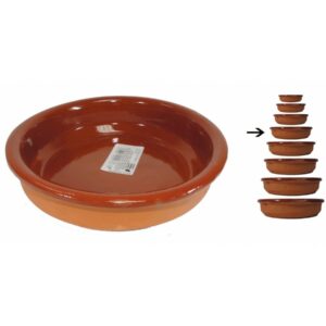 CAZUELA 18CM. BARRO