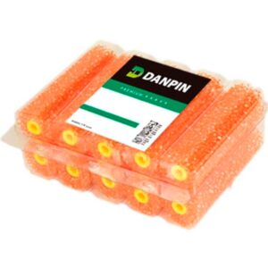 REC. RODILLO 10CM. PORO NARANJA