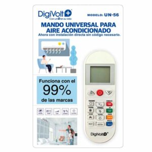 MANDO AIRE ACONDICIONADO UNIVERSAL DIGIVOLT
