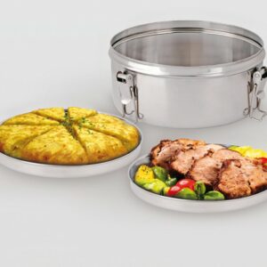 FIAMBRERA INOX 16CMS 2 PLATOS LIFESTYLE