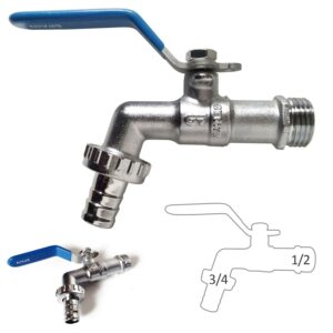 GRIFO PATIO CIERRE BOLA 3/4"