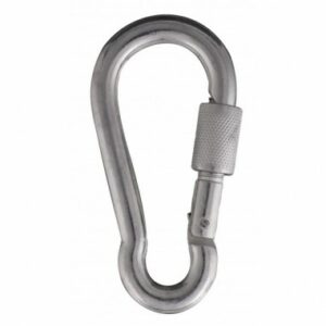 MOSQUETÓN CON SEGURO 8X80