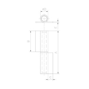 PERNIO PALA 25X120X5