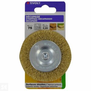 CEPILLO TALADRO CIRCULAR 75MM ACERO LATONADO