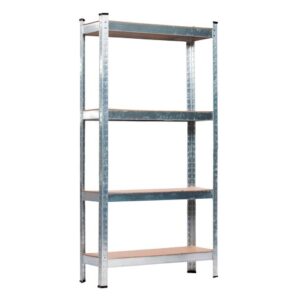 ESTANTERÍA METAL 150X75X30 4 BANDEJAS DM SIN TORNILLOS 100KGS BRIXO