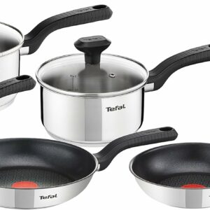 BATERÍA COCINA INOX 3 PIEZAS 5 ELEMENTOS KINVARA