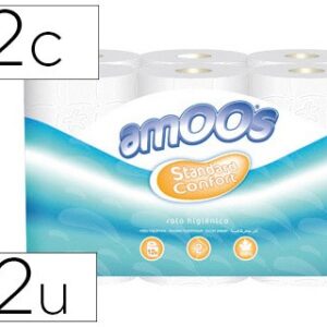 HIGIÉNICO AMOOS 12 ROLLOS