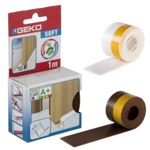 BURLETE PUERTA ADH. PVC 100X38MM MARR√ìN