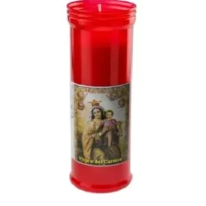 VELÓN ROJO GRANDE ILUMINACIÓN LUMAR