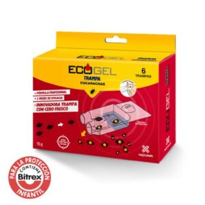 ECOGEL CUCARACHAS TRAMPA 15 grs 6uds